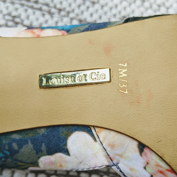 LOUISE ET CIE Floral Pointed Toe Heels - Picture 5 of 5